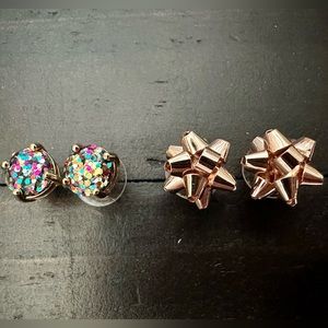 Kate Spade Earring Bundle 💕 Bow and Confetti